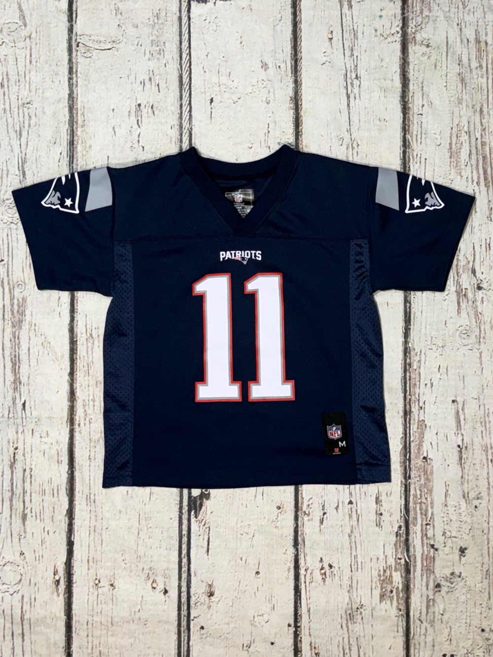 Julian Edelman New England Patriots Boys Youth Kids NFL Jersey